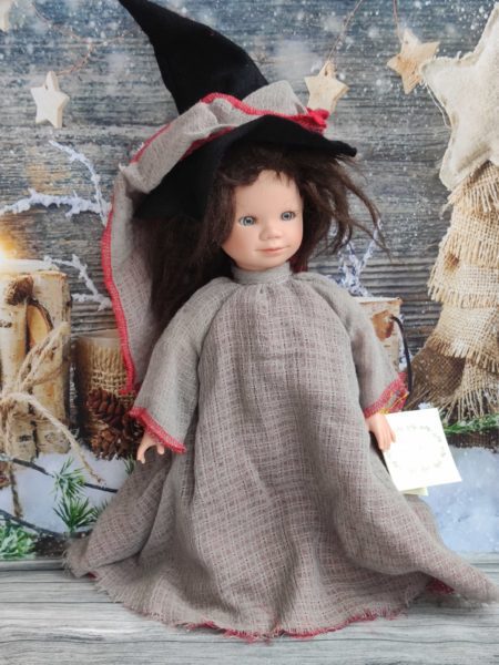 Интерьерная Кукла Добрая ведьмочка - оберег семейного благополучия.