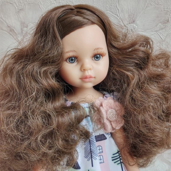 Paola Reina Кэрол длинные кудрявые волосы, 34 см
